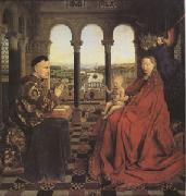 Jan Van Eyck The Virgin of Chancellor Rolin (mk05) china oil painting reproduction